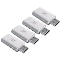 MX USB Type-C Male Adapter (Black) Compatible with All C Type Supported Mobile Smartphone Laptop and Other Devices (USB-C Female\USB-A Male, Pack of 4)