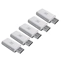 MX USB Type-C Male Adapter (Black) Compatible with All C Type Supported Mobile Smartphone Laptop and Other Devices (USB-C Female\USB-A Male, Pack of 5)