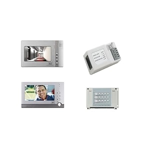 mx vertical distributor for multi-apartment video door phone systems  7 digital tft lcd monitors with rj-45 connector  video intercom doorbell for apartments amp villas