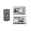 MX Video Door Phone System with 7” Digital TFT LCD Monitor | Wired Video Door Intercom with Weatherproof Metal Camera, Night Vision & Two-Way Audio | Door Entry Intercom for Apartments, Homes & Villas