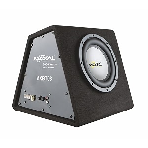 mxbt08 car subwoofer enclosure 8-inch 3000 watts peak power 4 ohms