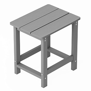 mximu outdoor side table adirondack table weather resistant grey