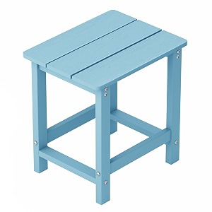 mximu outdoor side table adirondack table weather resistant blue