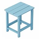 MXIMU Outdoor Side Table, Adirondack Table, Weather Resistant, Blue