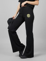 MXN Women Printed Black Track Pants