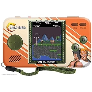 my arcade - dgunl-3281 contra pocket player handheld portable game system