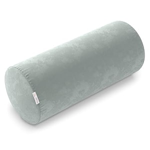 my armor memory foam bolster pillow  side pillow  25x9x9 inch - grey