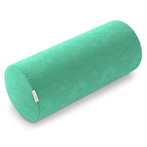 my armor memory foam bolster pillow  side pillow  22x8x8 inch - black