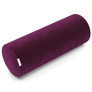my armor memory foam bolster pillow  side pillow  22x8x8 inch - black