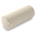 MY ARMOR Memory Foam Bolster Pillow | Side Pillow | 25x9x9 Inch - Cream