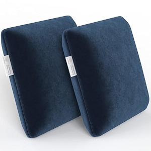 my armor memory foam cushion for car  1y warranty  velvet cover -navyblue