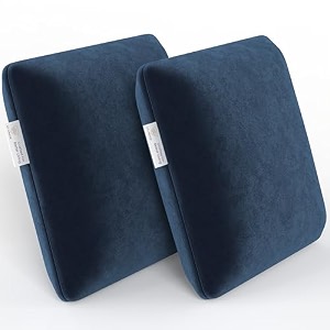 my armor memory foam cushion for car  1y warranty  velvet cover -navyblue