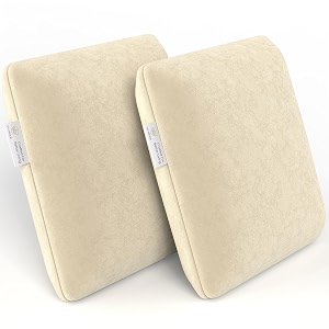 my armor memory foam cushion for car  1y warranty  velvet cover - cream