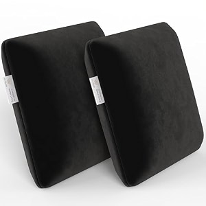 my armor memory foam cushion for car  1y warranty  velvet cover - black