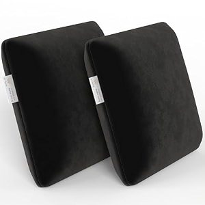 my armor memory foam cushion for car  1y warranty  velvet cover - black
