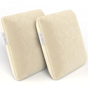 my armor memory foam cushion for car  1y warranty  velvet cover - cream