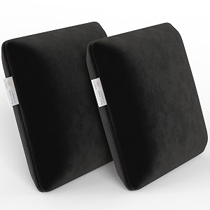 my armor memory foam cushion for car  1y warranty  velvet cover - black