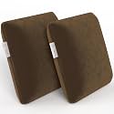 MY ARMOR Memory Foam Cushion for Car | 1Y Warranty | Velvet Cover - Brown