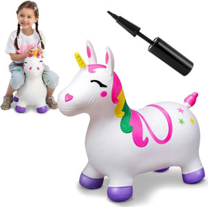 my baby love a perfect care jumping and riding horse bouncing hopper animal toy inflatable inflatable toy pump