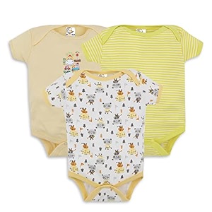 my baby town new born baby boy39s and baby girl39s soft cotton half sleeve bodysuits romper with 3 different pattren pack of 3 pcs