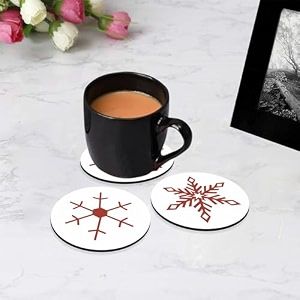 coaster set of 4 beautiful diwali festive tea coasters with stand designer quality for tea cups coffee mugs and glasses for festivals gifting diwali