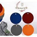 Silicone Coasters 4" Inches Set Drink Coasters (Round_Multi, 4)