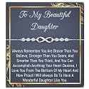 To My Daughter Gifts, Daughter Bracelet, Gifts For Daughter From Dad and Mom, Birthday Gifts, Christmas