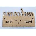 Welcome to Sweet Home Key Holder Key Stand Key Hanger Key Chain Holders for Home Wall Stylish Key Organizer Wall Mounted Stand &amp; Keys Hanger Key Rack for Home &amp; Office Decoration