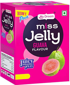 my dreem miss jelly guava smooth  jiggly candy treat 85 pieces per box fun snacks guava jelly candy 306 g