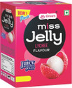 MY DREEM Miss Jelly Lychee Smooth & Jiggly Candy Treat 85 Pieces per Box Fun Snacks Lychee Jelly Candy (306 g)