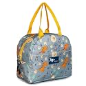 MY FAV Insulated Lunch Bag | Thermal Cool Food Bag with Dinosaur Print | Lunch Box Holder for Men | Women &amp; Kids | Tiffin Bag for Office | School | Travel | Picnic &amp; Beach | Multicolor 2 Dinosaur