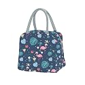 MY FAV Insulated Lunch Bag Thermal Cool Bag for Adults Men Women Kids Drinks Picnic Beach School Office Work Organizer Tote &amp; Lunch Box Holder Cooler for Foods Digitally Printed Design (Multicolor)