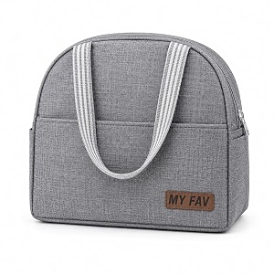 my fav lunch bag for office school women men tiffin pouch bag hot amp cold lunch box bags grey