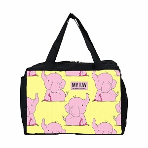 my fav multipurpose nappy changing baby diaper bagbaby bagmummy baghandbag polyester diapermother bag with holder diaper changing multi compartment with 6 month warranty