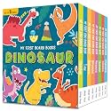 My First Dinosaur Board Books (8 Box Set) | Age 2–5 Years | Early Learning | Dino Gift Set For Kids | Preschool & Kindergarten | Latest Edition | T-Rex | Triceratops | Stego & Spino Saurus & More