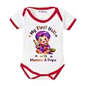 My First Holi With Family | 1st Holi With Family Printed Romper for Baby Boys &amp; Girls | D-07