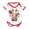 My First Holi With Family | 1st Holi With Family Printed Romper for Baby Boys &amp; Girls | D-07