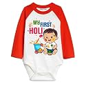 My First Holi With Family | 1st Holi With Family Printed Romper for Baby Boys &amp; Girls | D-07