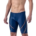 MY KILOMETRE Men's Swimsuit Jammer Solid Swim Jammers Endurance Long Racing Training Swimsuit