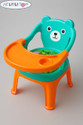 MY LITTLE TOWN Kids Feeding Chair Light Blue | Whistling Cushioned Chair | Toddler chair Plastic Chair (Finish Color - Light Blue, DIY(Do-It-Yourself))