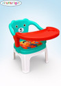 MY LITTLE TOWN Kids Feeding Chair Light Blue Plastic Chair (Finish Color - Light Blue (Cyan), DIY(Do-It-Yourself))