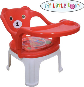 my little town kids feeding chair red  whistling cushioned chair plastic chair finish color - red diydo-it-yourself