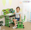 MY LITTLE TOWN Kids study Desk & Chair with Adjustable Height| 5-15 Years |Study table & chair engineered wood Desk Chair