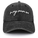 in My Mom Era Hats for Women, Adjustable Embroidered Mommin Mama Baseball Cap