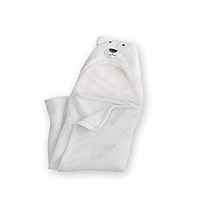 my newborn 3-in-1 hooded baby blanket wrapper white  unisex towel for baby  all season soft swaddle  great nursing gift  receiving blanket  travel-friendly quilts for boys and girls