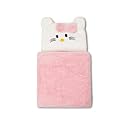 MY NEWBORN by 10Club 3-in-1 Hooded Baby Blanket Wrapper (Katty Pink) | Unisex Towel for Baby | All Season Soft Swaddle | Nursing Gift | Receiving Blanket | Travel-Friendly Quilt for Boys and Girls