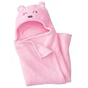 MY NEWBORN by 10Club Baby 3 in 1 Super Soft Blanket | Wrapper Hooded Bath Towel - Meow Pink