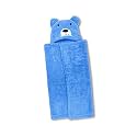 MY NEWBORN 3-in-1 Hooded Baby Blanket Wrapper (Blue) | Towel for Baby Boy and Girl | All Season Soft Swaddle for 0-12 Months | Nursing Baby Gift | Unisex Comforter | Receiving Blanket