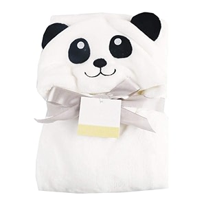 my newborn baby blanket hooded wrapper soft towel with fancy cartoon cap