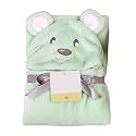 MY NEWBORN Baby Blanket Hooded Wrapper Soft Towel with Fancy Cartoon Cap